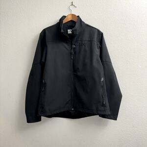 SOG Tactical Softshell Jacket 2XL • Black Utility Coat • EUC • Discontinued EDC